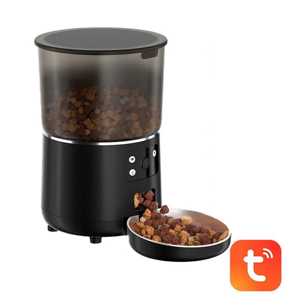 Distributeur Automatique de Croquettes 4L – Programmable & Anti-Gaspillage, Chat & Chien | ZooFamily