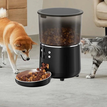 Distributeur Automatique de Croquettes 4L – Programmable & Anti-Gaspillage, Chat & Chien | ZooFamily