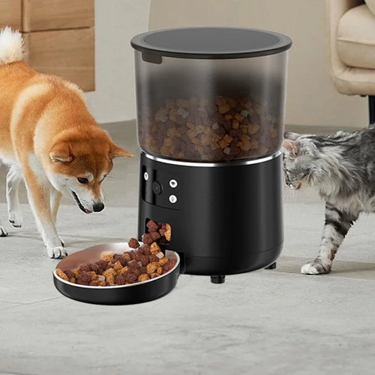 Distributeur Automatique de Croquettes pour Chat & Chien – Réservoir 4L, Programmable & Anti-Gaspillage | Zoofamily™