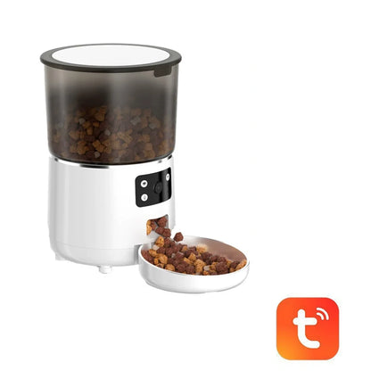 Distributeur Automatique de Croquettes 4L – Programmable & Anti-Gaspillage, Chat & Chien | ZooFamily