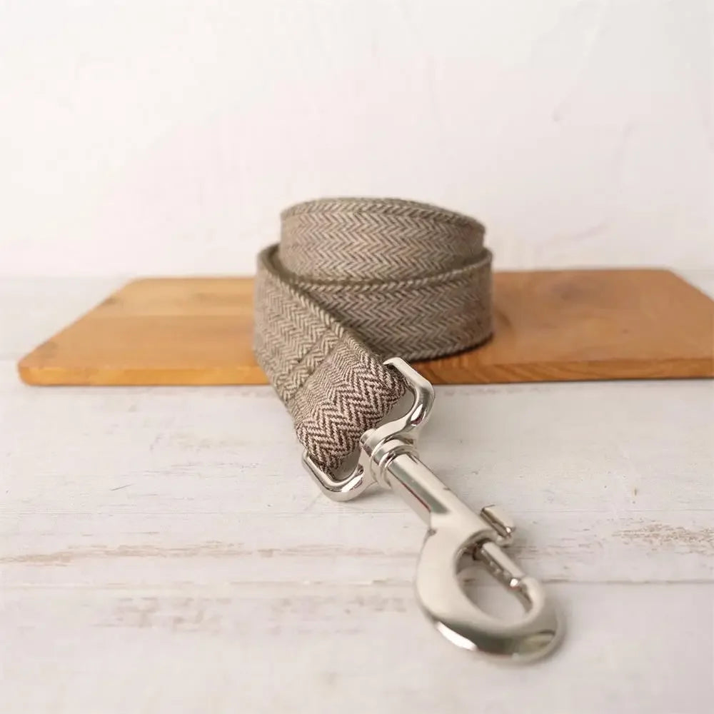 Collier Personnalisé Coton & Chanvre pour Chien – Gravé Nom + Numéro, Anti-Traction | ZooFamily