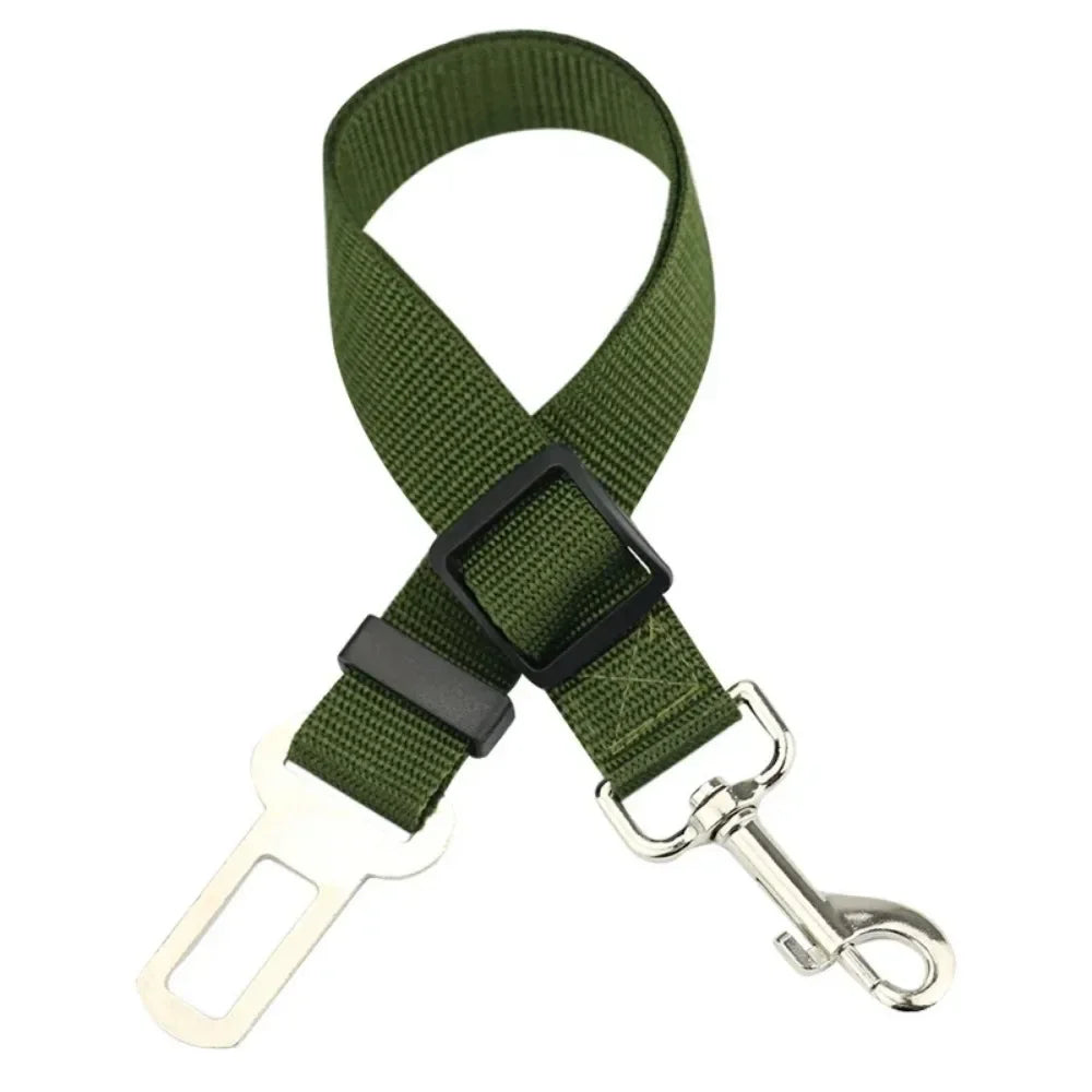 Ceinture de sécurité voiture pour chien & chat – Laisse de voiture réglable, clip universel